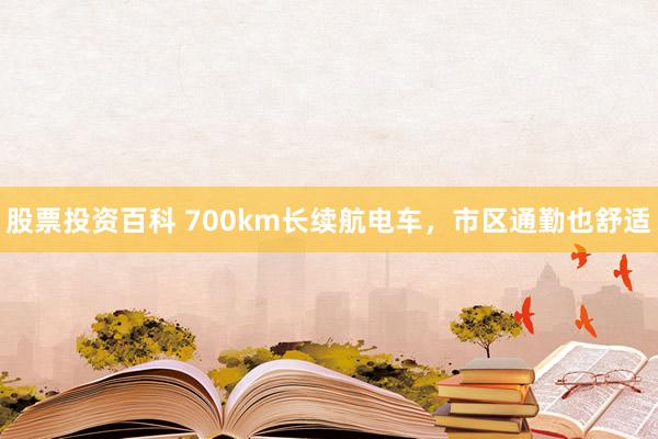 股票投资百科 700km长续航电车，市区通勤也舒适