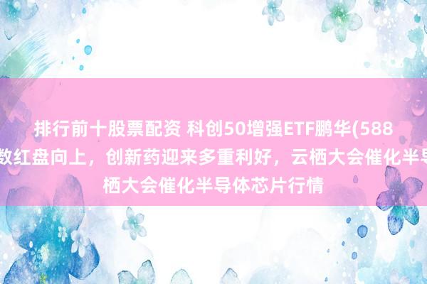 排行前十股票配资 科创50增强ETF鹏华(588460)标的指数红盘向上，创新药迎来多重利好，云栖大会催化半导体芯片行情