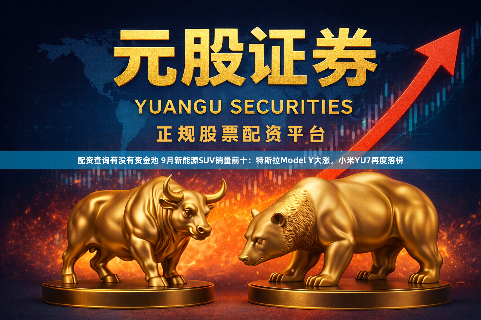 配资查询有没有资金池 9月新能源SUV销量前十：特斯拉Model Y大涨，小米YU7再度落榜
